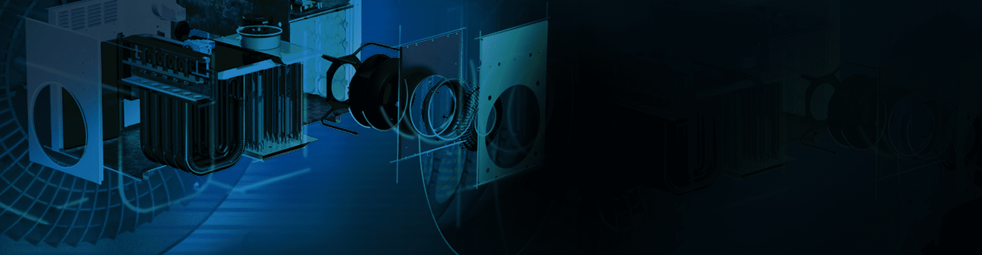 Braemar ducted gas heater parts view