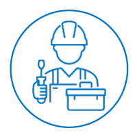 arrefecimento evaporativo ícone de fácil manutenção
